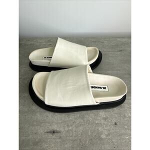 JIL SANDER-Women's Puffy Leather Sandal/Slide-Size EU 36/US 6-New w/Defects